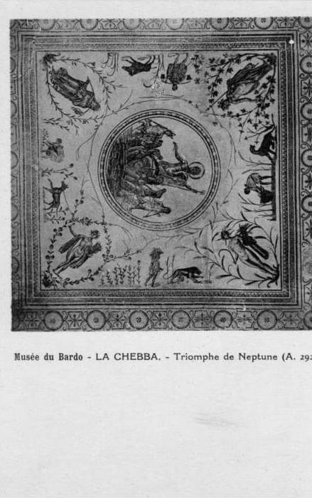 7999 Tunisia Musee du Bardo La Chebba Triompfe de Neptune NV