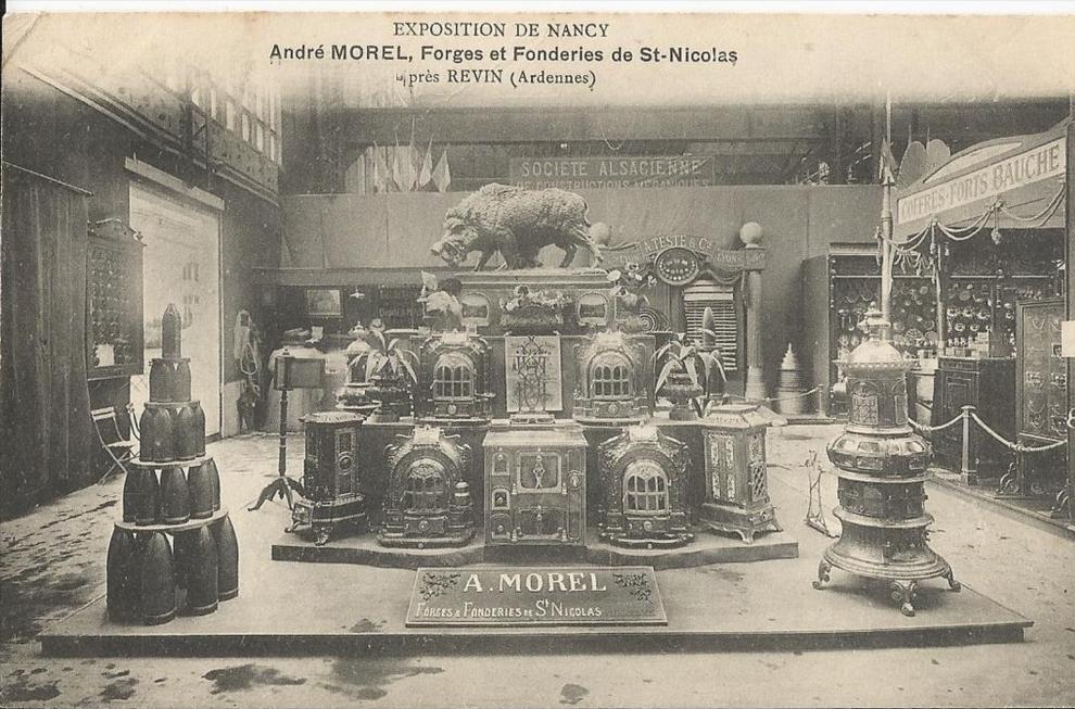 Exposition de Nancy André Morel,Forges et Fonderies de St Nicolas