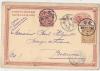 CHINE - CHINA - MENGTSZ - MENGTZ - entier postal - nice stamps - from China to France