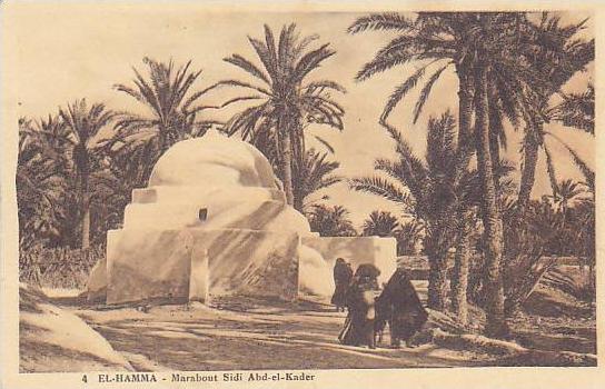 TUNISIE.EL HAMMA.MARABOUT SIDI ABD EL KADER