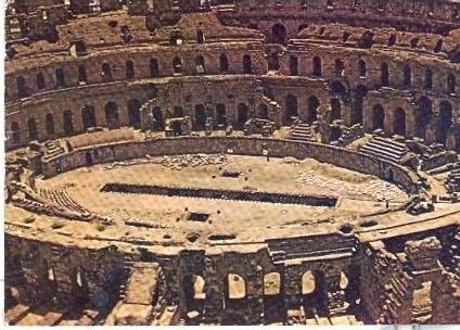 EL JEM , le Colisée l´Arene