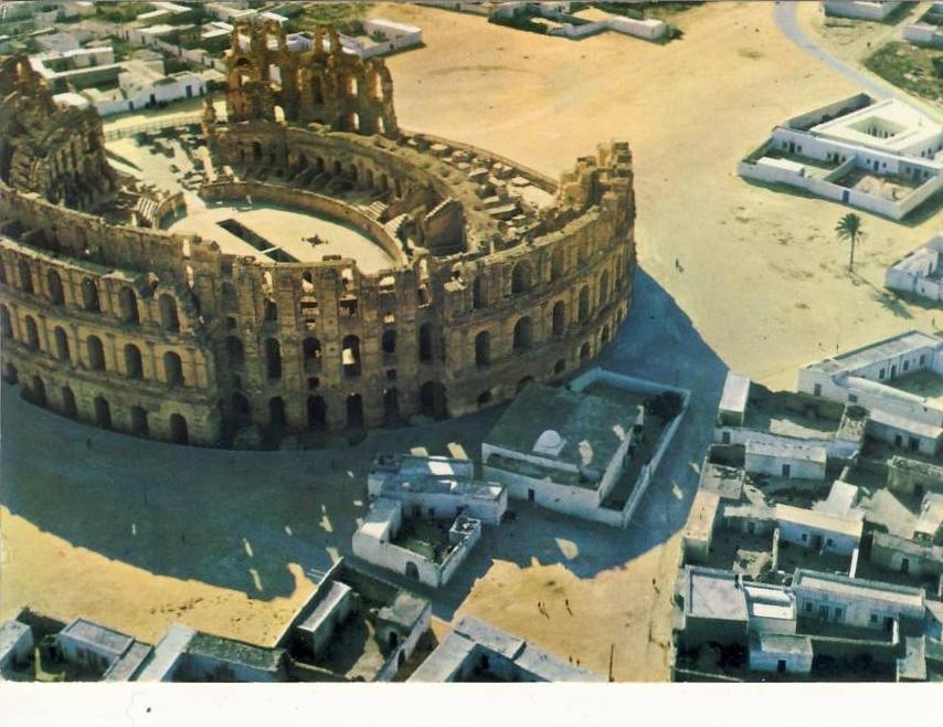 EL JEM - Vue aérienne