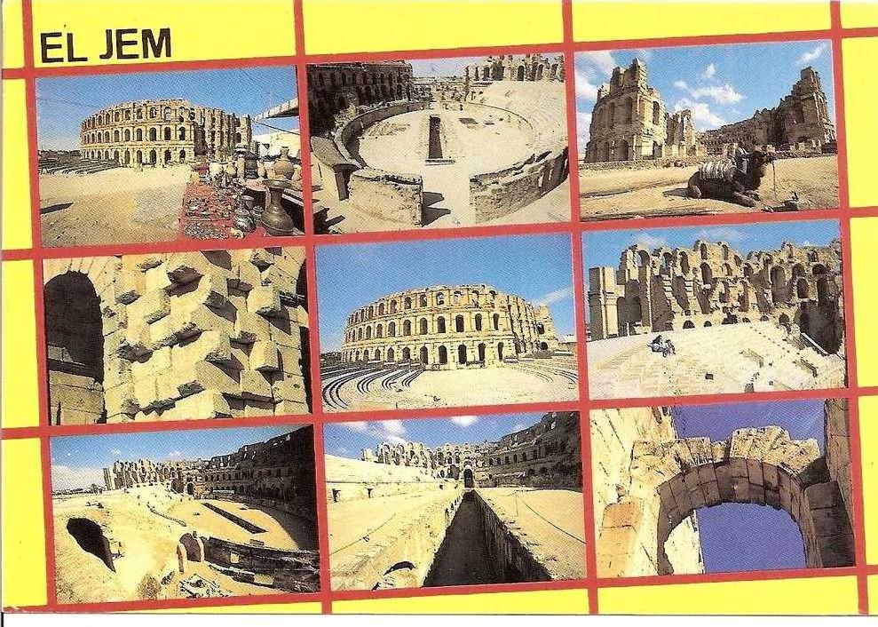 TUNISIE - EL JEM l amphitheatre IIIs