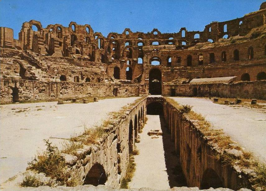 CPM Tunisie EL JEM l'amphithéatre Romain