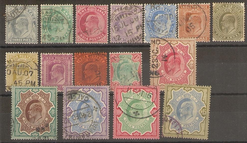 Indes Anglaises _ série 57/72 (1902)