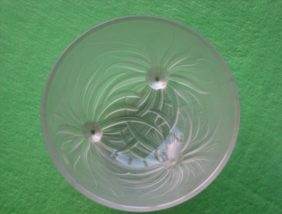 COUPE EN VERRE EDMOND ETLING 23 ART DECO