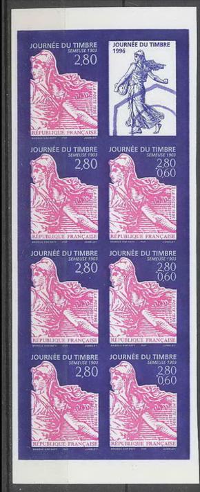 Mise à prix 1 euro - FRANCE Y&T N° 2990/ 2991 bc 2992 BANDE CARNET NON DENTELE COTE 315 EUROS