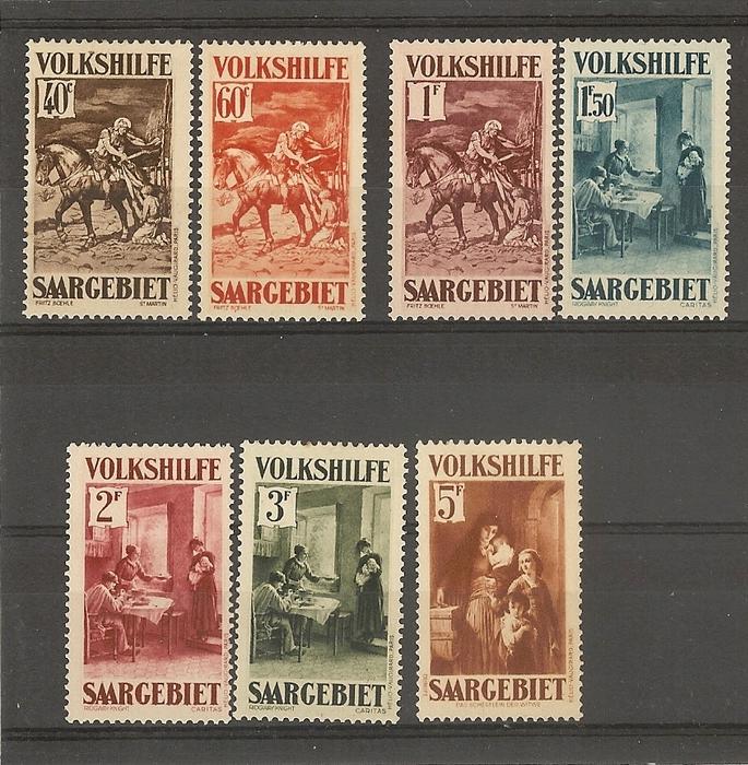 Saargebiet _Volksilfe _ série-148/54