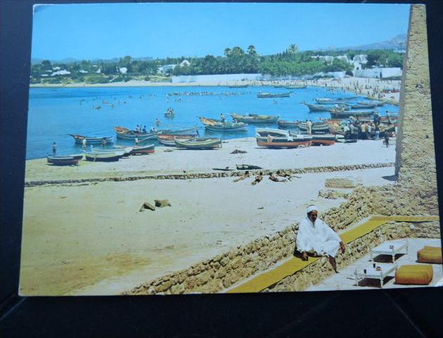 HAMMAMET La plage vue du café Sidi Bou Said 2 scan