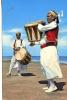 KERKENNAH (Tunisie) - Groupe folklorique, hommes aux tambours - 2 SCANS