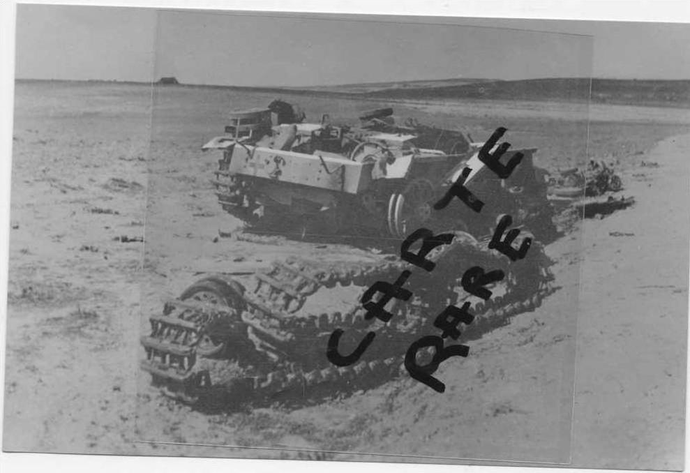 afrique,tunisie,TUNISIA, afrique nord ,bataille KASSERINE FEVRIER 1943,victoire allemande ,char allemand détruit,rare