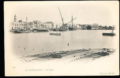TUNISIE LA GOULETTE / le port /