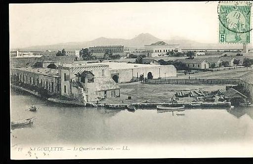 TUNISIE LA GOULETTE / le quartier militaire /