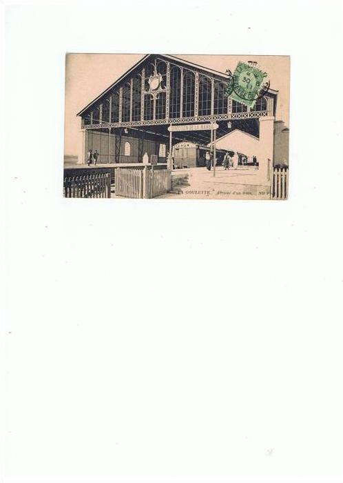 LA GOULETTE - Arrivée d´un train
