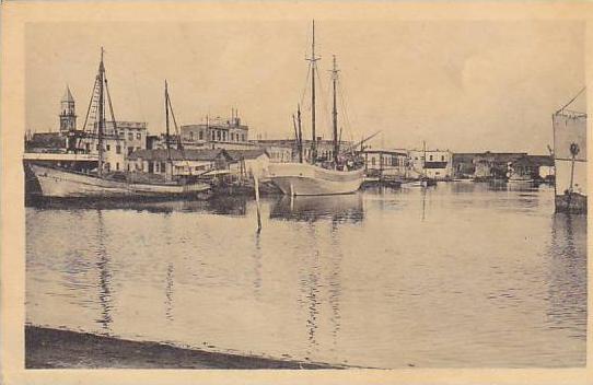 Sailboats, Environs De Tunis- La Goulette, Le Vieux Port, Tunisia, Africa, 1910-1920s