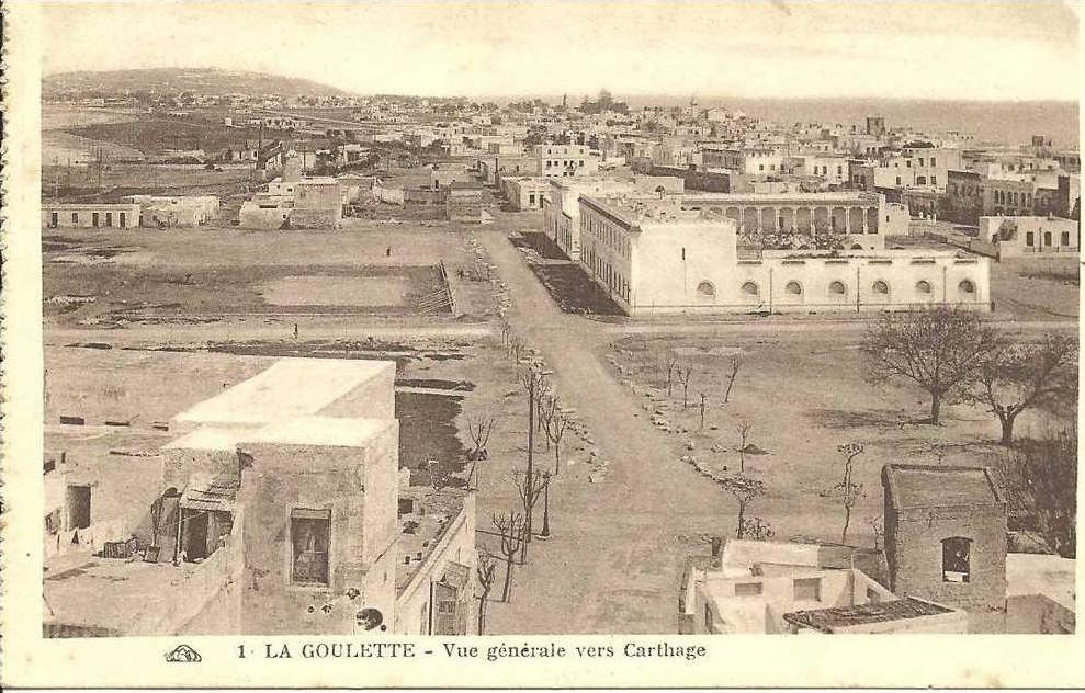 LA GOULETTE vue générale vers carthage