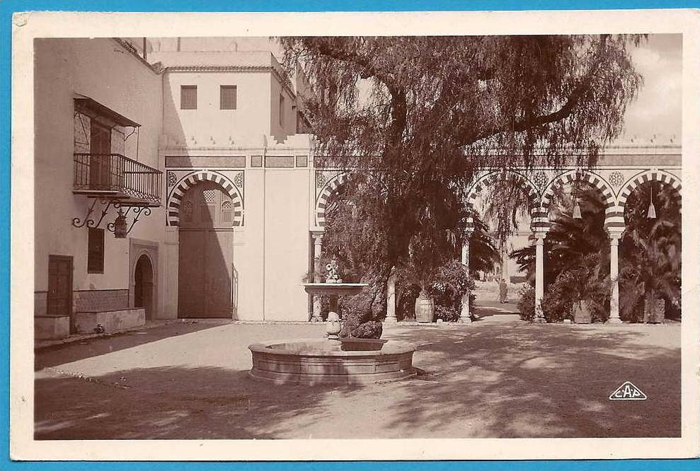 CARTE POSTALE 5 LA MARSA LA RESIDENSE . CAP . CACHET 1933