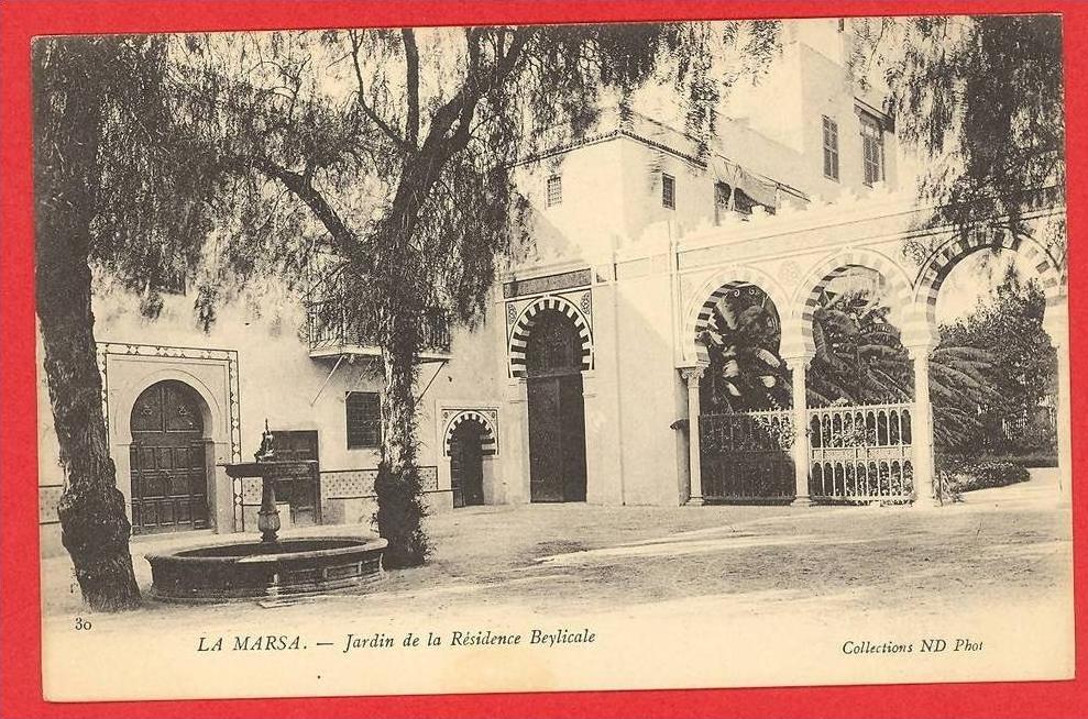 LA MARSA cpa Jardin de la Résidence Beylicale 30 ND