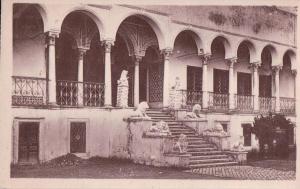 cpa Tunis le Bardo, palais du Bey, escalier des lions 35LL