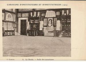 TUNISIE - CARAVANE D´INSTITUTEURS ET D´INSTITUTRICES (1904) Le Bardo - Salle des mosaîques