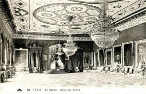 TUNISIE TUNIS Le Bardo Salle du Trone