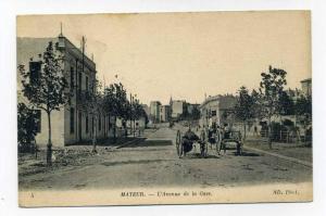 TUNISIE MATEUR L'AVENUE DE LA GARE