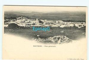 B - TUNISIE - MATEUR - vue générale - édition Soler - cliché avant 1903