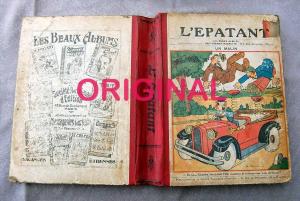 L'EPATANT 1932 livre relié du n° 1224 (14-01-1932) au n° 1274 (29-12-1932) l'épatant, revue humoristique