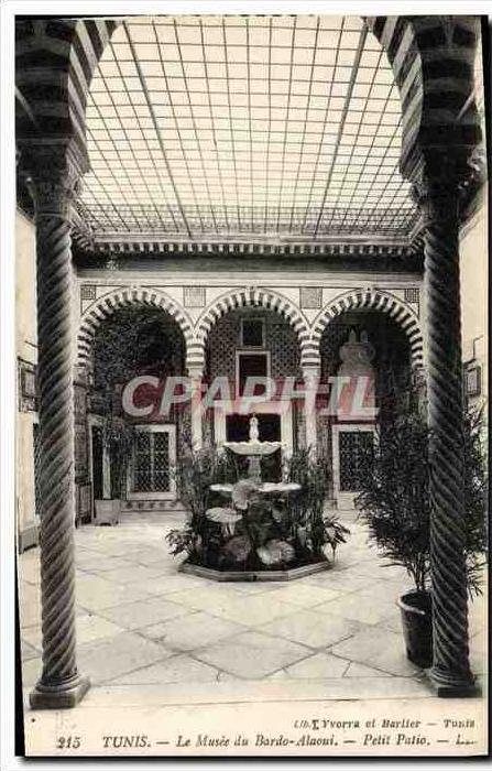 CPA Tunis Le Musee du Bardo Alaoui Petit Patio