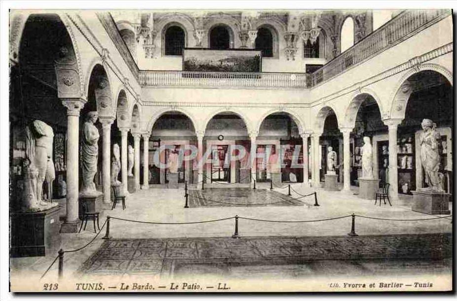 CPA Tunis Le Bardo Le Patio