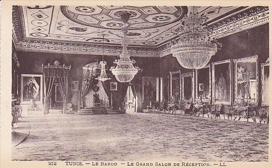 Le Bardo, Le Grand Salon De Reception, Tunis, Tunisia, Africa, 1910-1920s
