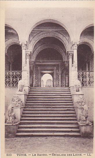 Le Bardo, Escalier Des Lions, Tunis, Tunisia, Africa, 1910-1920s