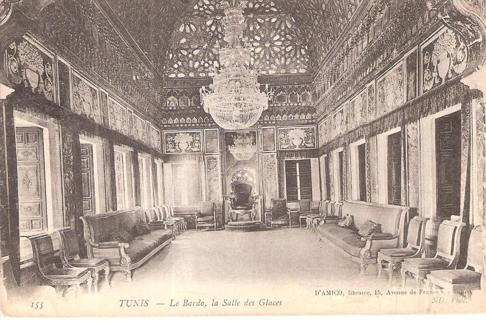 AK 651 Tunis - Le Bardo / La Salle des Glaces um 1910