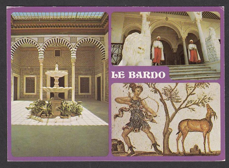 17158/ LE BARDO, Musée national, 2 scans