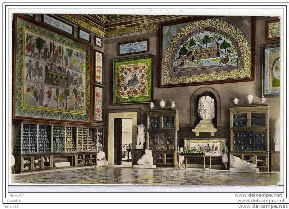 (tunisie) BARDO-Le musée-vue intérieur.