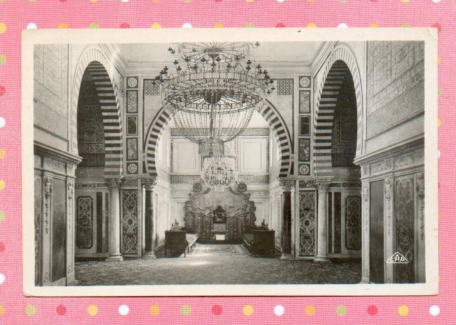 CPA TUNISIE - TUNIS - 127 Le Bardo - La Salle du Trône ( en 1947 )