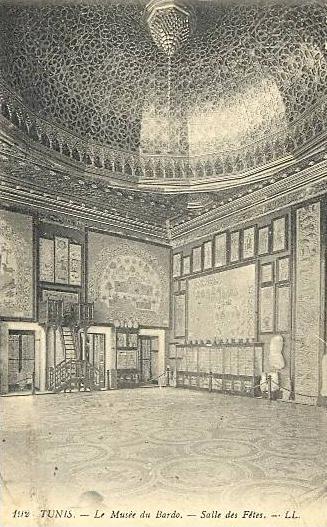 CPA TUNIS - LE MUSEE DU BARDO - SALLE DES FETES