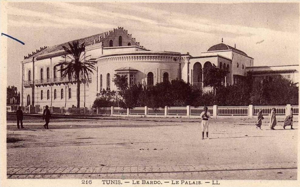 PROMOTION Carte Postale TUNIS LE BARDO LE PALAIS palmier Animée