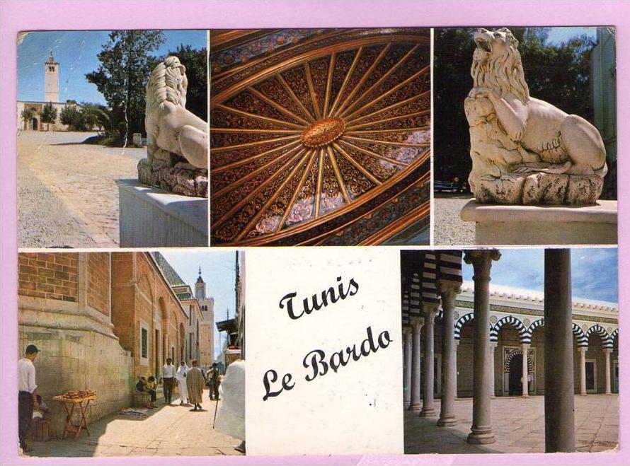 CPM 10*15/P628/TUNIS LE BARDO MULTIVUES