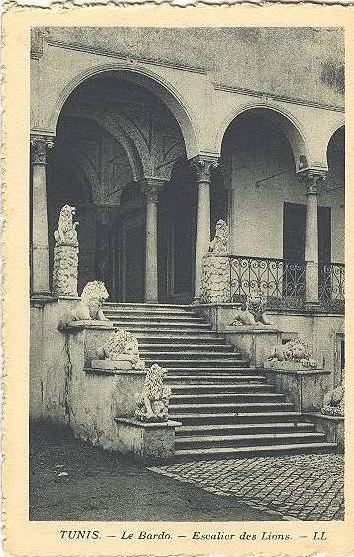 Tunis - Le Bardo - Escalier des Lions - Ed. Hotels Transatlantique