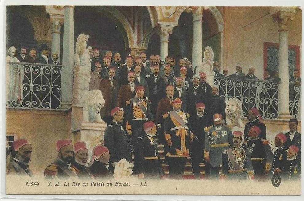 TUNIS - S. A. LE BEY AU PALAIS DU BARDO