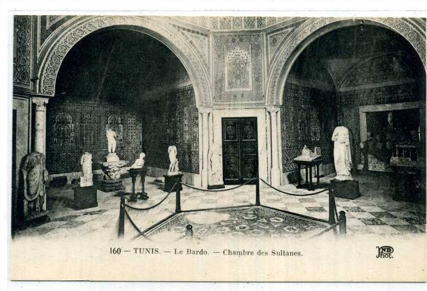 CPA / TUNISIE / TUNIS / LE BARDO / CHAMBRE DES SULTANES