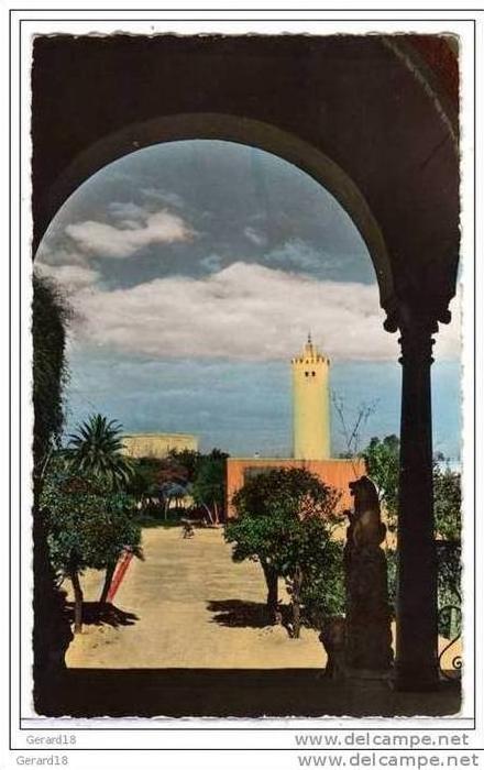 ( Tunisie ) TUNIS LE BARDO L´escalier des Lions