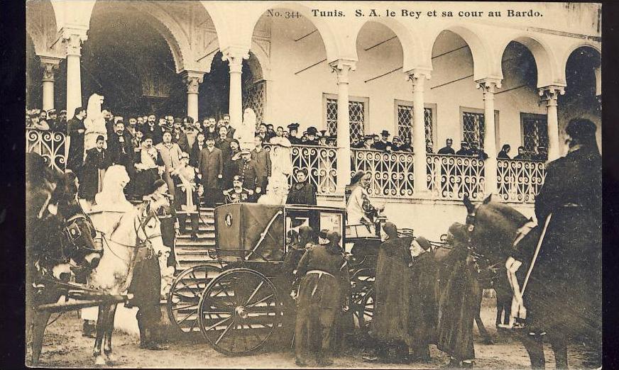 TUNIS TUNISIA S. A. LE BEY ET SA COUR AU BARDO
