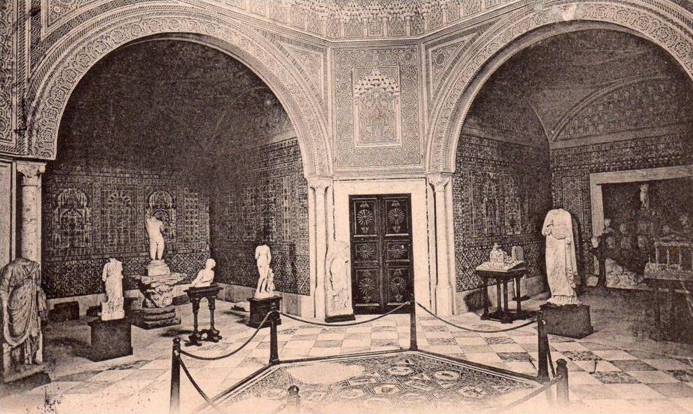 CPA - TUNIS (Tunisie) - le Bardo, chambre des Sultanes - 1906