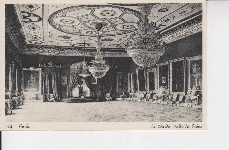 Tunis Tunesia Le Bardo Salle du Trone sw um 1930