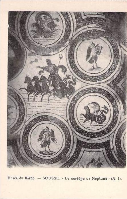 Musée du Bardo. Sousse. Le cortège de Neptune.