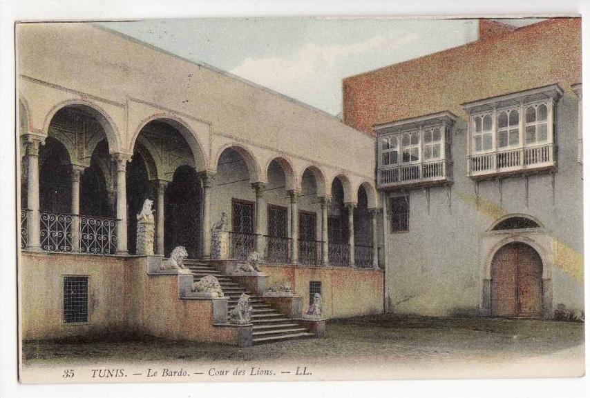 Tunisie TUNIS Le bardo Cour des lions éditions LL n°35