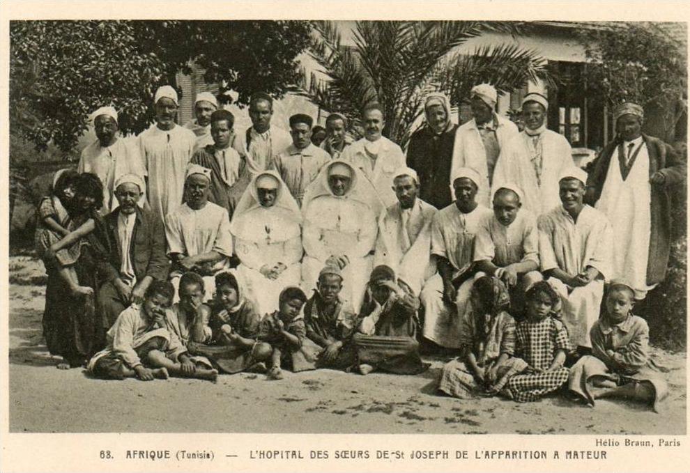 Tunisie- L´Hopital des Soeurs de St Joseph de l´Apparition à MATEUR (Missions Catholiques Foi Religion) *PRIX FIXE